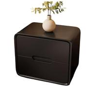 Mid-century modern minimalist bedside storage cabinet suitable for small bedroom solid wood drawers + solid wood multi-layer frame(3,45CM(17.7IN))