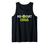Mid Court Crisis - Divertente Gioco di Parole da Paddle Pickleball Canotta