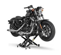 Mid-lift XL, Sollevatore a Forbice per Moto, Nero, Acciaio, Capacità 500kg -Sollevatore cric a forbice - Martinetto per moto ponte alzamoto 500kg in nero