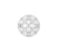 Mida Applique/Plafoniera Media Bianco/Argento