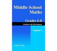 Middle School Maths, Grades 6-8, Volume 1: Order of Operations, Powers, GCD, and LCM of Two Integers