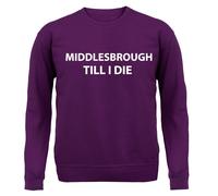 Middlesbrough fino A I Die - Adulti Felpa/Maglione - Boro FC Team Love Fan