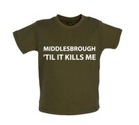 Middlesbrough Til It Kills Me - T-Shirt / Body - Love Squadra Boro Utb