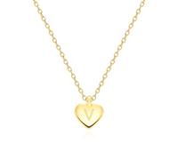 MIDDLUX Regalo unico personalizzato per lei, collane con iniziale per donne, collana con ciondolo a forma di disco inciso su entrambi i lati, gioiello in stile minimalista da indossare tutti i giorni