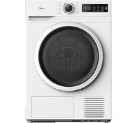 MIDEA Asciugatrice 8 Kg con Pompa di Calore Profondità 60 cm con Partenza Ritardata e Funzione Refresh - MD110H80D/W-IT
