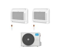 Midea Climatizzatore Console Dual Split MFA2U 9+18 con M4OE-28HFN8-Q Inverter R 32 Wi-Fi Optional Classe A++