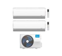 Midea Climatizzatore Dual Split serie BreezeleSS+ 12+12 con M2OE-18HFN8-Q Inverter R 32 Wi-Fi Classe A++