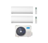 Midea Climatizzatore Dual Split serie Xtreme Pro 9+18 con M2OE-18HFN8-Q Inverter R 32 Wi-Fi Classe A++