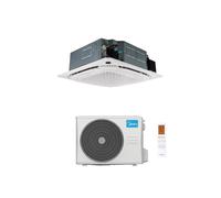 Midea Climatizzatore Monosplit a Cassetta Slim 4 Vie 48000 Btu Trifase MCD2-48HRFNX(GA)+MOX630U-48HFN8-R(GA) R32 WiFi Opt. A++