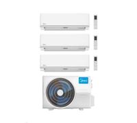 Midea Climatizzatore Trial Split serie Elegance 9+9+12 con M5OE-42HFN8-Q Inverter R 32 Wi-Fi optional Classe A++