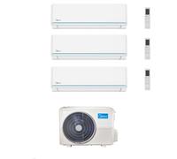 Midea Climatizzatore Trial Split serie Evolution 12+12+12 con M5OE-42HFN8-Q Inverter R 32 Wi-Fi