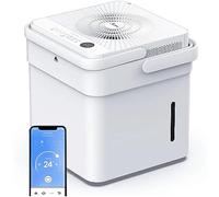 Midea Cube 20, deumidificatore 20 l/giorno, WiFi, controllo app, scarico continuo, asciugatrice, modalità intelligente e timer 24 ore, serbatoio espandibile da 12 l, copertura 40 m²/100 m³, R290