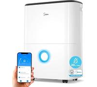 MIDEA Deumidificatore silenzioso 20 l per umidità interna fino a 50 m2/100 m3 - Deumificatori di umidità in camera con serbatoio estraibile - Deumificatore piccolo a basso consumo dehumifier