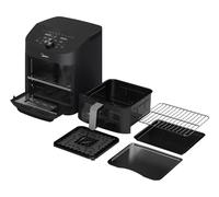 Midea MAD1100DADK Friggitrice ad Aria Calda 2 Zone 6.4 L Potenza 1700 W Nero