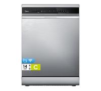 Midea Lavastoviglie Libera Installazione 14 Coperti 10 Programmi WiFi Inox Avvio