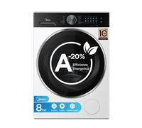 Midea Lavatrice Carica Frontale 8 kg 20% 1400 Giri Vapore Silent