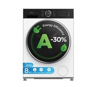 Midea MF205W80BA30/W-IT Lavatrice 8kg Smart Master Wi-Fi 1400 giri 30