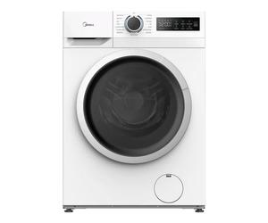 MIDEA Lavatrice Slim 8 Kg Classe A-10% Profondità 47 cm Centrifuga 1400 giri Inverter Vapore colore Bianco - MF110W80BA10/W-IT Serie 110
