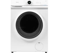 MIDEA Lavatrice Slim 8 Kg Classe A Profondità 48 cm Centrifuga 1400 Giri Inverter Vapore - MF100W80BAW-IT
