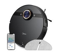 Midea M7 Pro Robot Aspirapolvere con Mappatura multilivello, Vibrazione ad Alta Frequenza Pulizia, 4000Pa, LiDAR Navi, ALexa Google Home, Lavapavimenti Doppio Serbatoio dell'acqua, per Peli di Animali