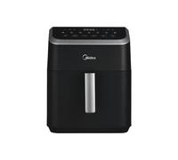 Midea MAD55000ADK Unique 5,2 L 1600 W Friggitrice ad aria Nera, Grigia - Nouvo