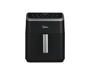 Midea MAD55000ADK Unique 5,2 L 1600 W Friggitrice ad aria Nera, Grigia - Nouvo