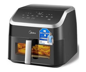 MIDEA MAD85000ADK 8,5lT DIGITAL FRIGGITRICE AD ARIA, capacità 8,5 l, Max potenza 1900 W, Nero