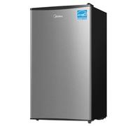 Midea MERM33S1AST Frigorifero compatto da 3,3 piedi cubi, argento