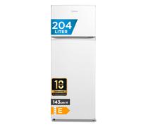 Midea MERT210FGE01 Frigo congelatori doppia porta 204 L Congelatore da Montare