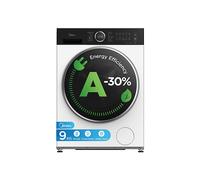 MIDEA MF205W90BA30/W-IT LAVATRICE, Caricamento frontale, 9 kg, 14 programmi, Profondità 60,5 cm, Giri 1400 rpm, Bianco, livello rumorosità centrifuga 72 dB(A