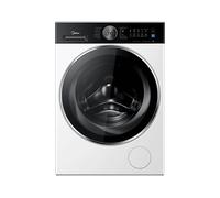 MIDEA MF210W100WB-14A30 LAVATRICE, Caricamento frontale, 10 kg, 14 programmi, Profondità 58 cm, Giri 1351 rpm, Bianco, Nero, livello rumorosità centrifuga 72 dB(A