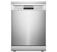 Midea MFD60S200X.1-IT Lavastoviglie Libera Installazione con 14 coperti, 8 Programmi, Display a LED, Partenza Ritardata, Funzione di Mezzo Carico, Asciugatura Extra - Inox