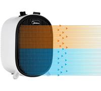 Midea NF20-20AWE Termoventilatore Basso Consumo PTC Ceramico 2000W per U