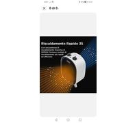 Midea NF20-20AWE Termoventilatore Basso Consumo PTC Ceramico 2000W per U