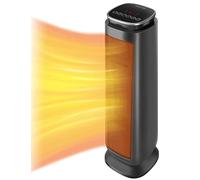 Midea NTH20-18MRA - Termoventilatore in ceramica, 2000 W, con termostato, oscillazione a 70°, riscaldamento elettrico con 2 livelli di calore, modalità Eco Modus, timer 8H, maniglia, protezione antiribaltamento e protezione contro il surriscaldamento, riscaldatore PTC