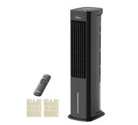 Midea Silent Air Cooler Pro 4 in 1 condizionatore portatile silenzioso: refrigeratore d'aria, ventilatore a torre, umidificatore e purificatore d'aria, con telecomando, serbatoio dell'acqua da 5 l