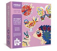 Mideer il Mio Primo Puzzle Giardino Animale Bambini 24 Pezzi Pedagogico