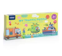 Mideer Puzzle & Giochi My Traffico Bambini Pedagogico Auto Autocarri