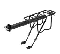 MidGard Portapacchi per bicicletta per reggisella con supporto per luce posteriore - regolabile per biciclette da 24 - 29 pollici, portata massima fino a 20 kg