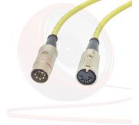 Midi Cavo Prolunga 5 Perno din Cavo. Maschio A Femmina Spina Presa Phantom Power