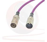 Midi Cavo Prolunga 5 Perno din Cavo. Maschio A Femmina Spina Presa Phantom Power