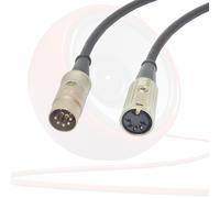 Midi Cavo Prolunga 5 Perno din Cavo. Maschio A Femmina Spina Presa Phantom Power