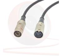 Midi Cavo Prolunga 5 Perno din Cavo. Maschio A Femmina Spina Presa Phantom Power
