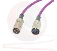 Midi Cavo Prolunga 5 Perno din Cavo. Maschio A Femmina Spina Presa Phantom Power