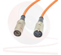 Midi Cavo Prolunga 5 Perno din Cavo. Maschio A Femmina Spina Presa Phantom Power