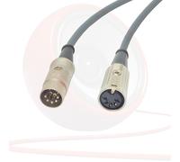 Midi Cavo Prolunga 5 Perno din Cavo. Maschio A Femmina Spina Presa Phantom Power