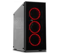 Cooltek Vier Rgb Pc Tower Case Nero