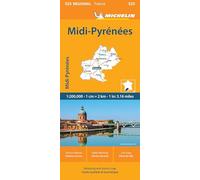 Midi-Pyrénées 1:200.000: Straßen- und Tourismuskarte 1:200.000: 525