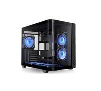 Thermaltake Vision 330 CR ARGB | Enclosure ATX Mid-Tower | Vetro temperato curvo da 4 mm | Ventola 6 × 120 mm Infinity-ARGB PWM | Supporto scheda madre connettore nascosto | Radiatore fino a 360 mm |