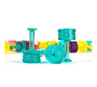 MIDIAR Adattatore per colla PISTON PDR Tools DoL-Werkzeug, strumento per la rimozione di ammaccature, pressa per ammaccature per riparazione di danni da grandine (7 mm turchese)